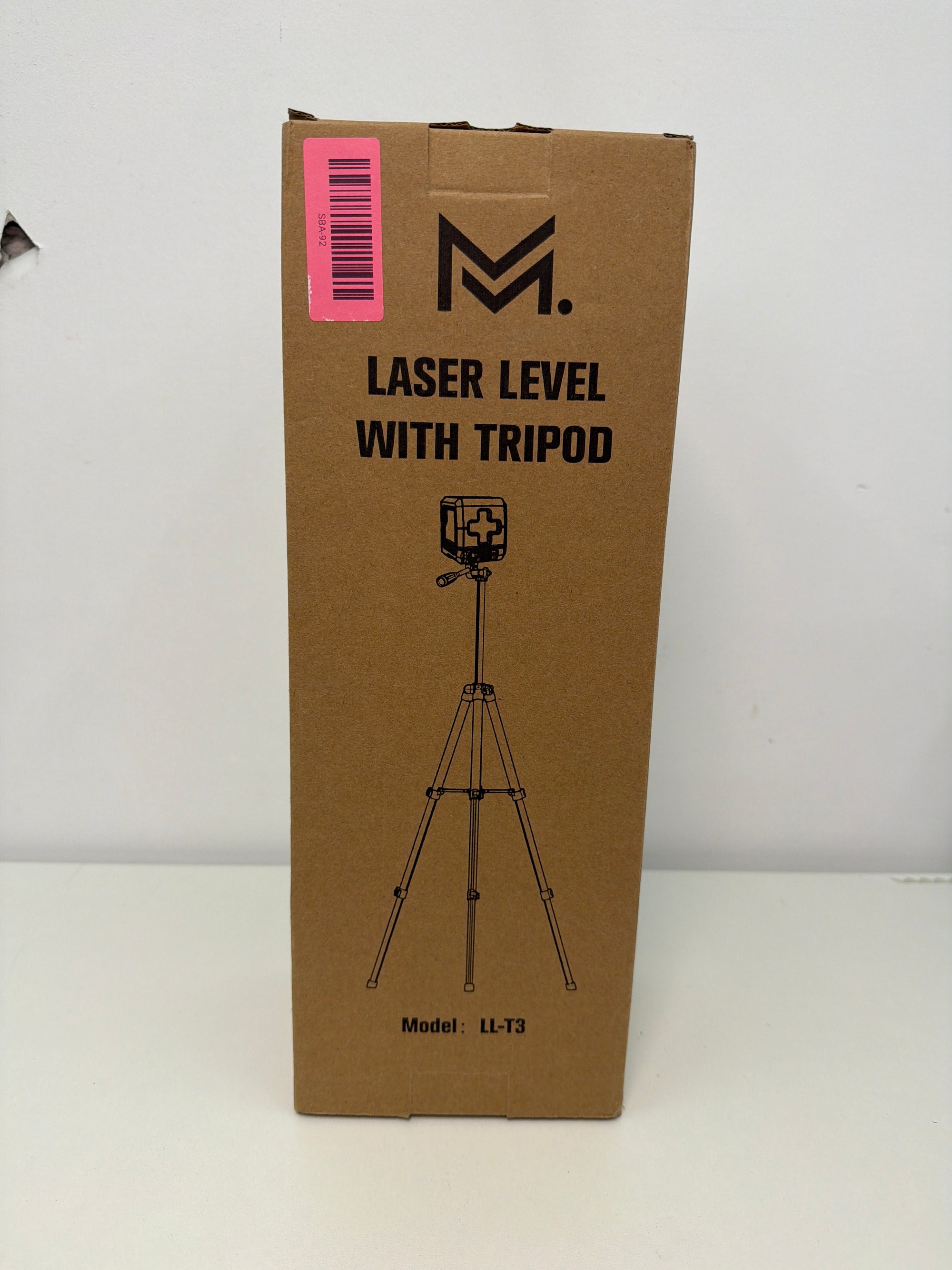 Laser Level, 100 feet Green Cross Line Self Rotary Leveling Laser Level, 4 Brightness Adjustment, Manual Self leveling and Pulse Mode,IP54 Waterproof Battery Carrying Bag with Tripod Included