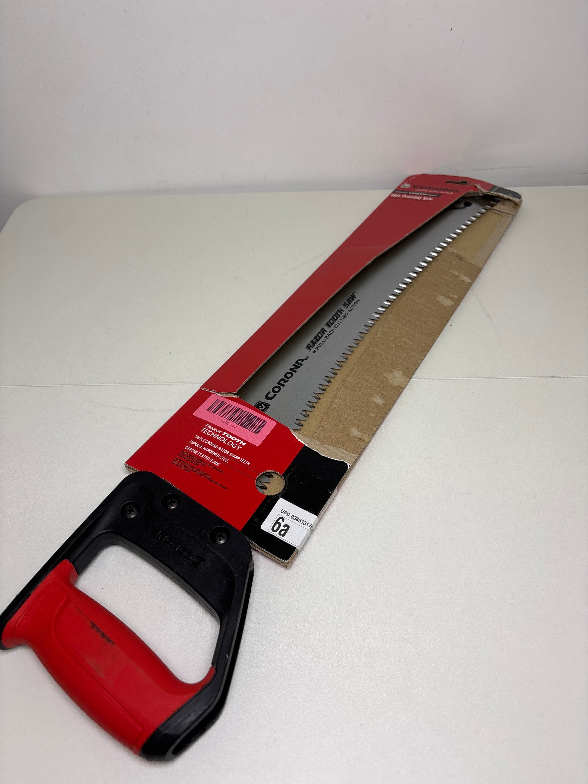 Corona Tools 18-Inch RazorTOOTH Pruning Saw | Heavy-Duty Hand Saw with Curved Blade | D-Handle Design for Gloved or 2-Handed Operation | Cuts Branches Up to 10" in Diameter | RS 7510D