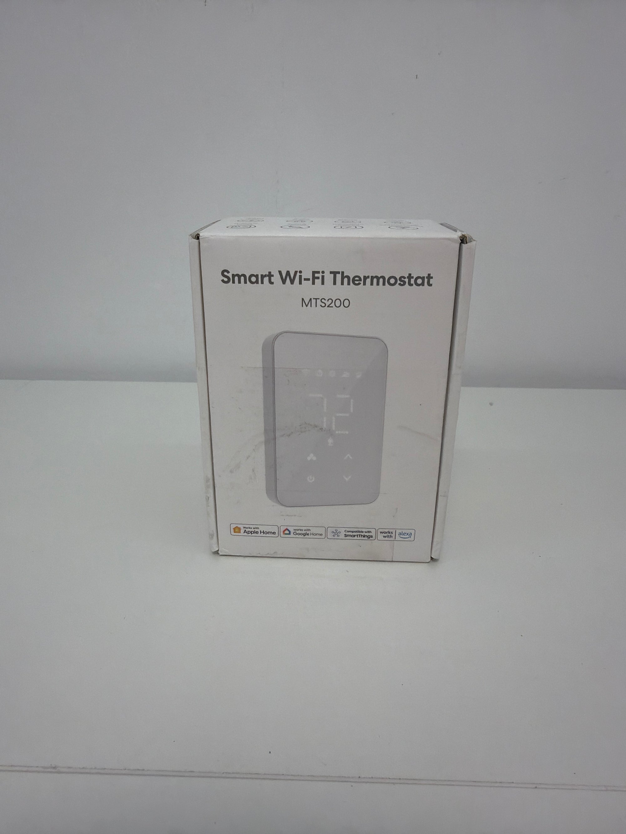 meross Smart Thermostat for Electric Baseboard and in-Wall Heaters Work with HomeKit, Alexa and Google Home, 120V-240V Wi-Fi Programmable Thermostat with Easy Install, Energy Saving, 4 Wires Needed