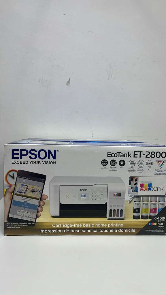 Epson EcoTank ET-2800 Wireless All-in-One Printer Like New