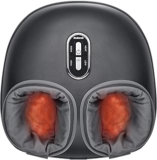 Nekteck Shiatsu Foot Massager with Heat [2026 Upgraded], 3 Modes Deep Kneading Therapy Air Compression, Feet Massage for Plantar Fasciitis
