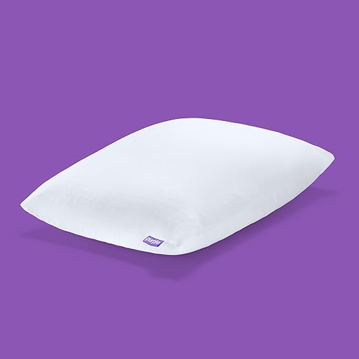 Click to see full view       2+ Purple Freeform Pillow - Standard Size, Customizable Support with GelFlex Grid & MicroFlex Moon Foam - Pressure Relief, Cooling, Extra Filling & Adjustable Height