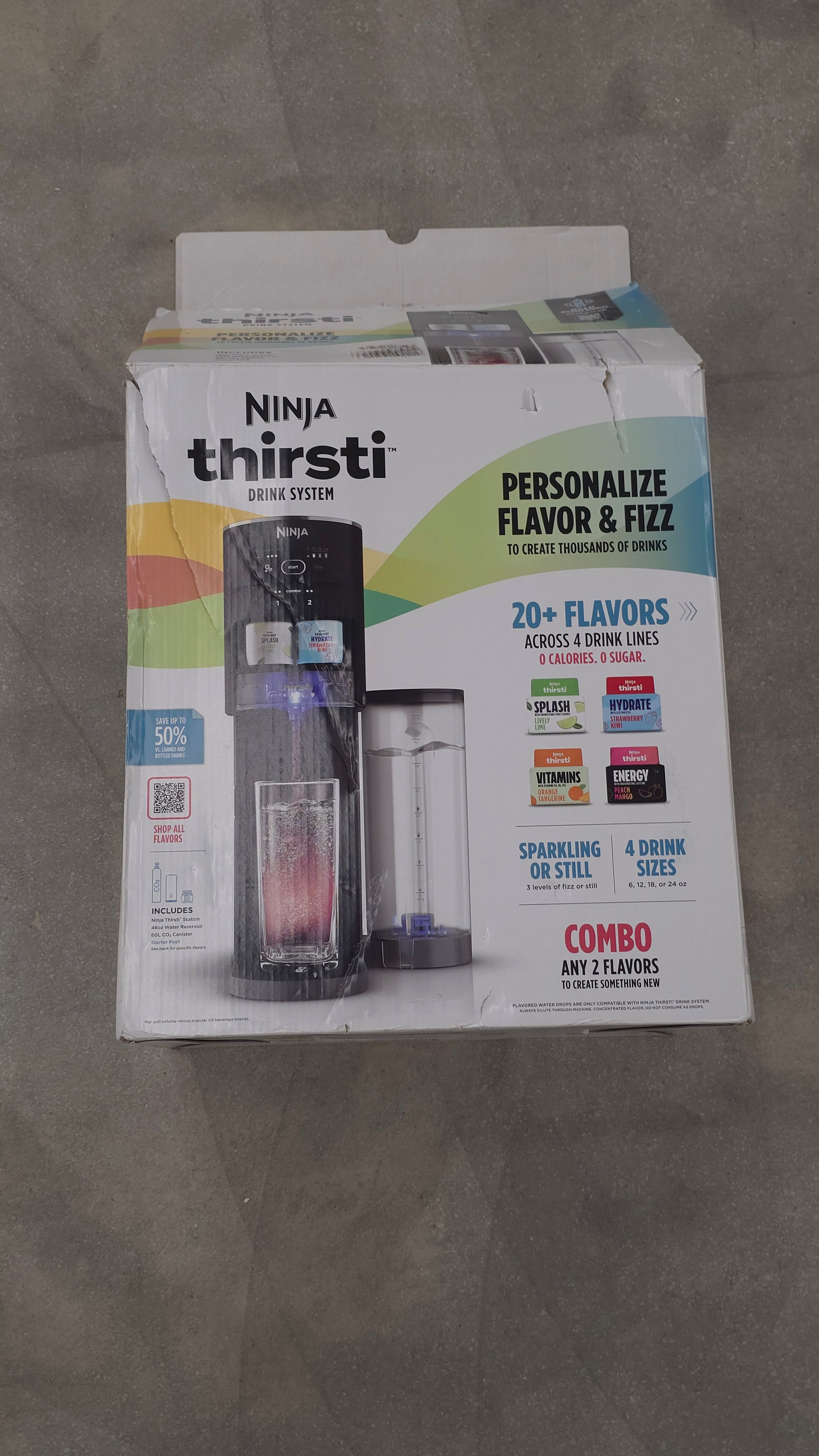 Ninja Thirsti Drink System Black
